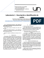 Laboratorio 1 - Descripción e Identificación de Suelos