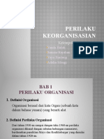 PERILAKU KEORGANISASIAN