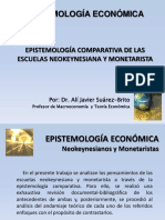 Epistemología Econcómica - Neokeynesianos y Monetaristas