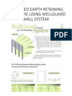 Proposed Earth Retaining Structure Using Wellguard Wall System
