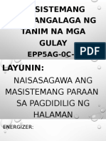 Masistemeng Pangngangalaga NG Halamang Gulay DIV. SUB.