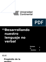 Desarrollando nuestro lenguaje no verbal