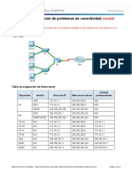 11.4.3.6 Packet Tracer - Troubleshooting Connectivity Issues-Instructor