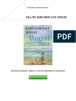 Burial at Sea by Khushwant Singh: Read Online and Download Ebook