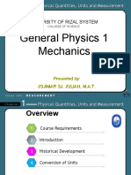 General Physics 1 Mechanics: Presented By: Jojimar Sj. Julian, M.A.T