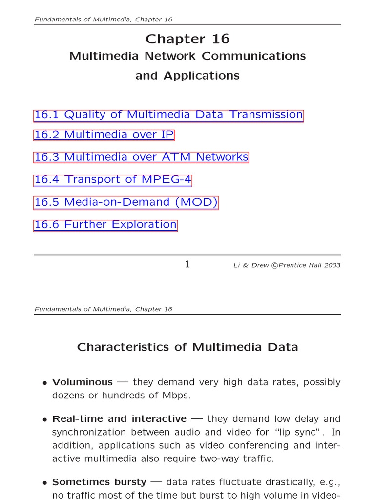 Multimedia Networking and QoS Essentials | PDF | Session Initiation ...