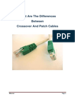 What Are The Differences Between Crossover and Patch Cables: Ethernet