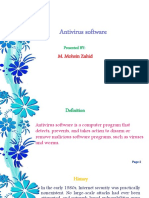 Antivirus Software: Presented BY