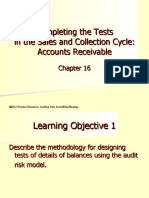 Completing The Tests in The Sales and Collection Cycle: Accounts Receivable