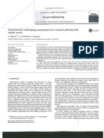 Begovic, Beгtoгello, Pennino - Experimental seakeeping assessment of а warped planing hull model series - OE 2014 PDF