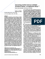 cardiac arrhytmia during cvc