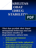 Stabilitas Obat (Materi 2)