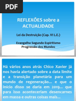 Reflexões sobre o momento actual