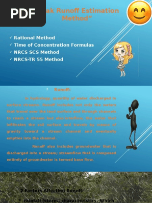 Peak Runoff Estimation Pdf