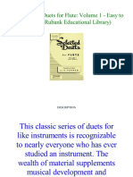 PDF Selected Duets For Flute: Volume 1 - Easy To Medium (Rubank Educational Library)