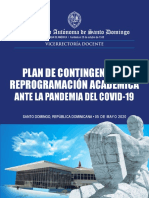 Plan de Contingencia y Reprogramación Académica UASD 2020