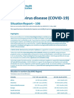 Coronavirus (COVID-19) Situation Report-106