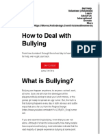 How to Deal with Bullying _ Crisis Text Line