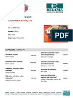 Torno Pinacho S90/225: Ficha Técnica/ Data Sheet