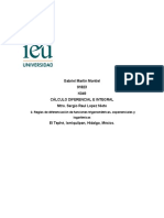 Reglas de Diferenciación de Funciones Trigonométricas, Exponenciales y Logarítmicas