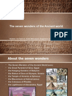 The Seven Wonders of The Ancient World: Students: Vuk Šijaković, Danilo Milisavljević, Sergej Đurić and Jelena Rađen