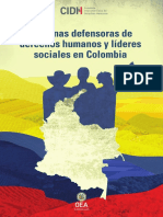 Defensores CIDH Colombia