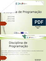 00-Disciplina de Programação Apresentação