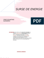 Surse de Energie