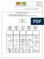 Infantil V Atividades 23 03 2020