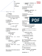 Formulario Funcion Eponencial y Logaritmica