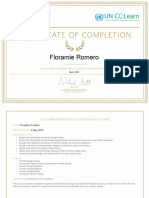 Introductory e-Course on climate change Certificate EH 407 ROMERO, FLORAMIE O.