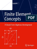 Finite Element Concepts A Closed-Form Algebraic Development - Gautam Dasgupta (Springer) PDF
