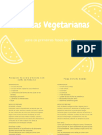 Receitas Vegetarianas para As Primeiras Fases Da Vida PDF