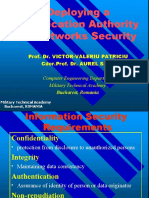 Deploying A Certification Authority For Networks Security: Prof. Dr. Victor-Valeriu Patriciu Cdor - Prof. Dr. AUREL SERB