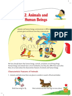 Animals and Human Beings: Characteristic Features of Animals