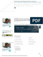 Multiple Choice Questions (MCQ) On Total Quality Management (TQM) - Set 3 - Scholarexpress