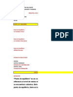 Análisis de punto de equilibrio para empresa de confecciones