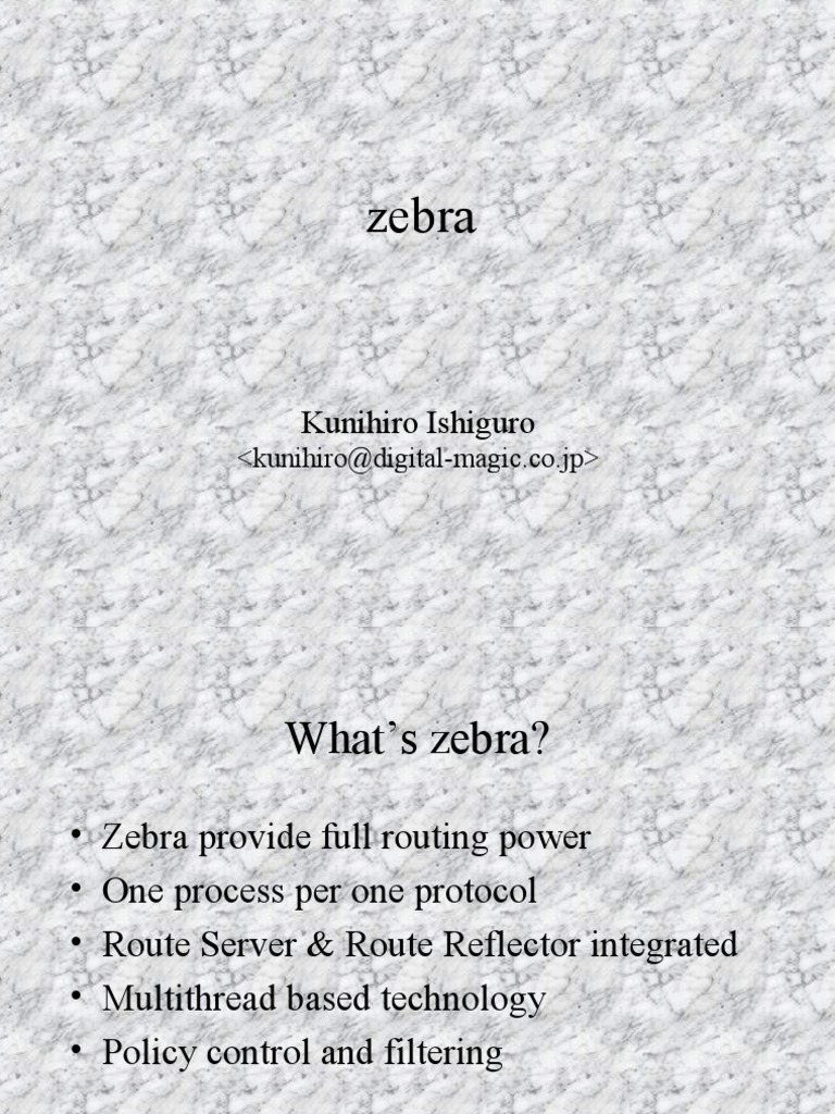 Zebra Networking Software Overview | PDF