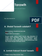 Shalat Tarawih 20 Rakaat