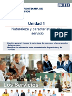 Naturaleza y Características Del Servicio: Unidad 1