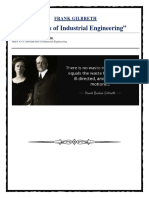 "Pioneers of Industrial Engineering": Frank Gilbreth