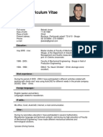 Curriculum Vitae: Basic Data