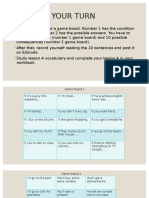 FIRST CONDITIONAL Games and Exercises