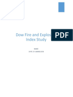 Dow Fire and Explosion Index Study: Name Date of Submission