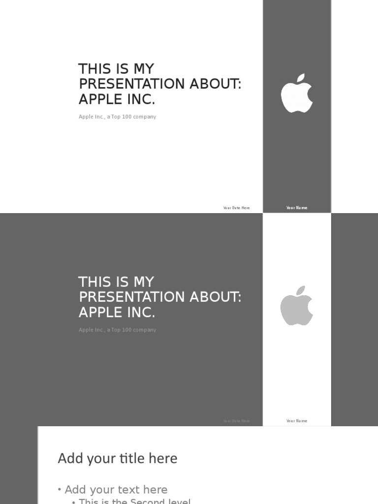 Apple Inc. Presentation Guide | PDF