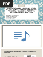 Mecanismo Rotativo, Alternativo y de Reacción