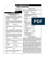 NIFT2010 Sample Question