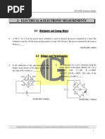 Electrical & Electronic Measurements: 2.3 Wattmeter and Energy Meter