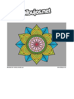 Mandala Flor Estelar Pintado Por