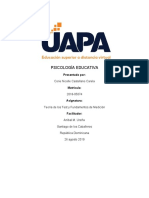 Corie Castellano Tarea 6 de Teoria de Los Test